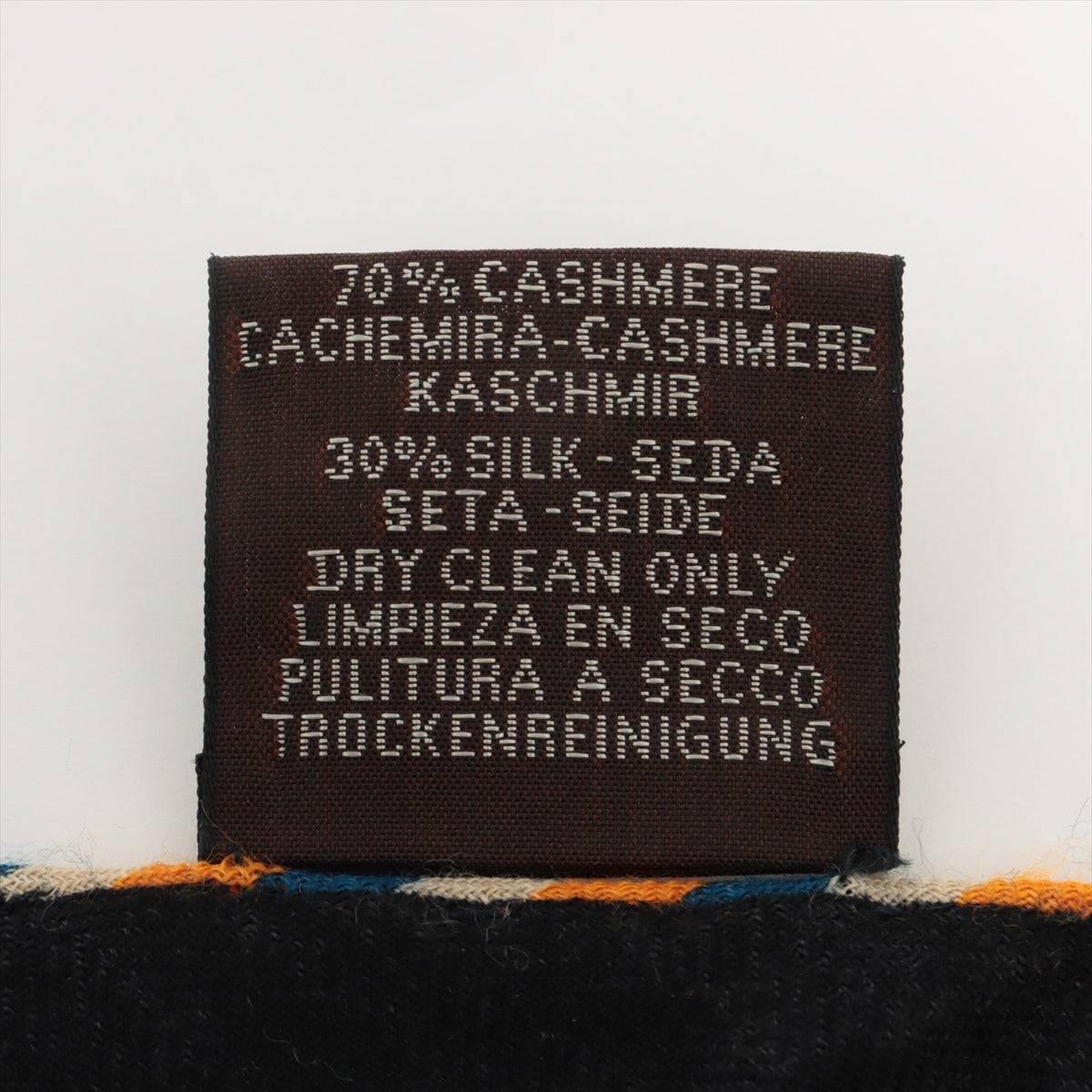 Hermès Pointu Triangle Jean La real Carré Géant Scarf Cashmere & silk Black