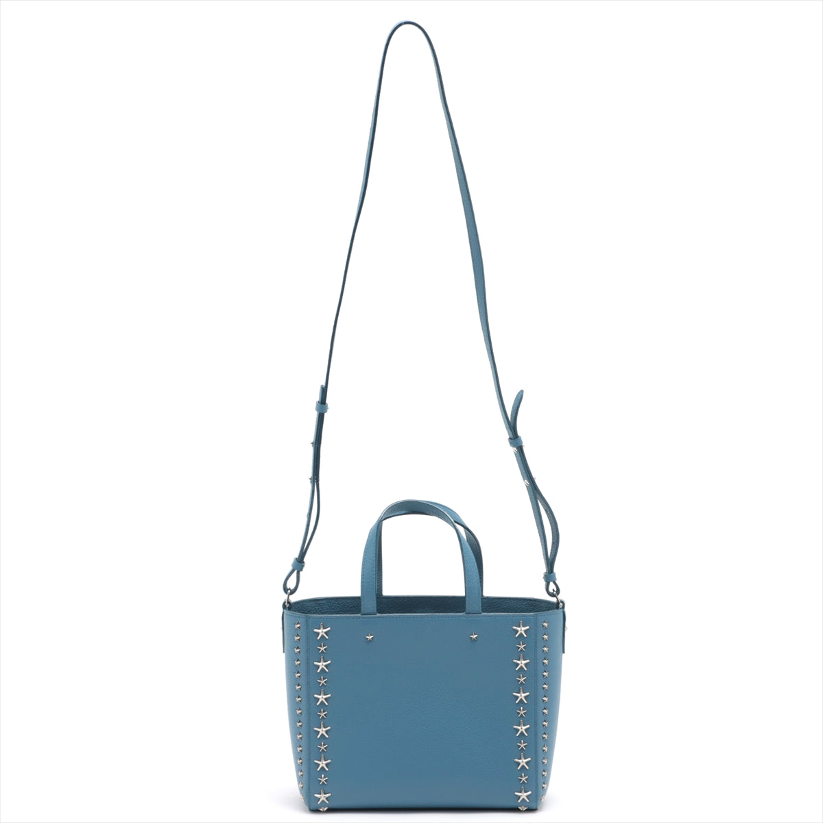 Jimmy Choo Star studs Leather 2way handbag Blue