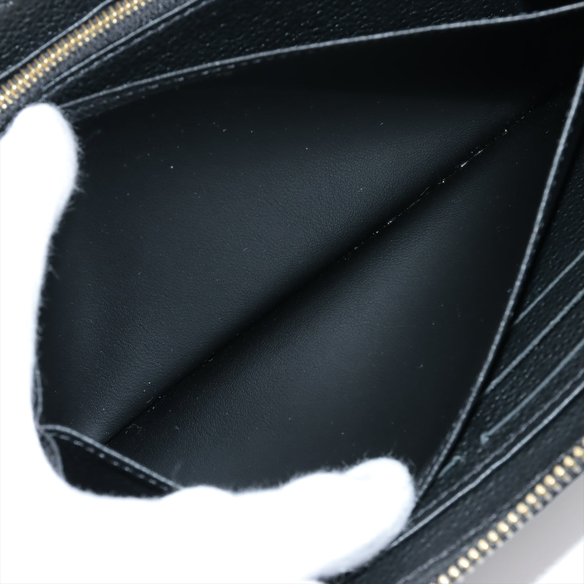 Louis Vuitton monogram empreinte Zippy Wallet M61864 SP0220 Noir Round-Zip-Wallet