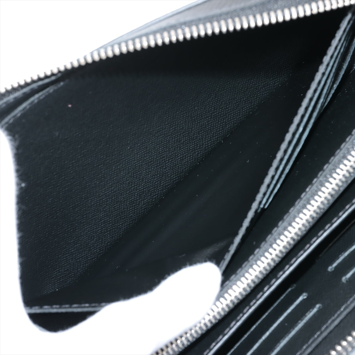 Louis Vuitton Taiga Zippy XL M44275 Black Round-Zip-Wallet