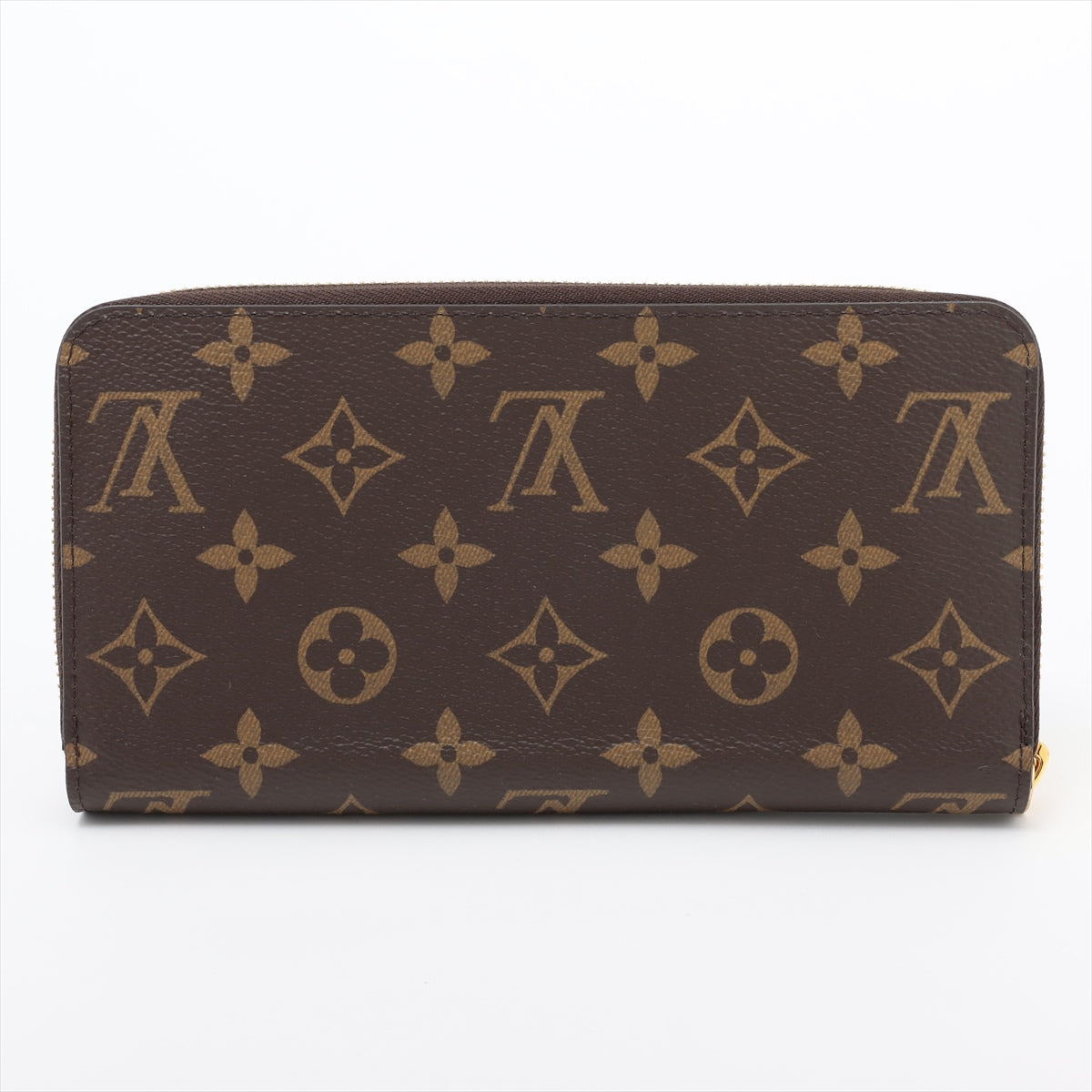 Louis Vuitton Monogram Zippy Wallet M42616 Brown Round-Zip-Wallet