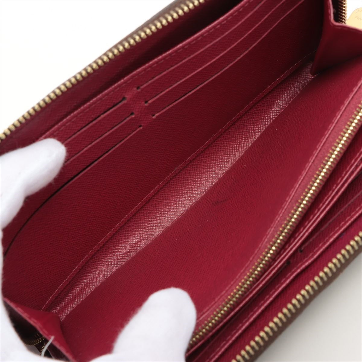 Louis Vuitton Monogram Zippy Wallet M41895 Fuschia Round-Zip-Wallet