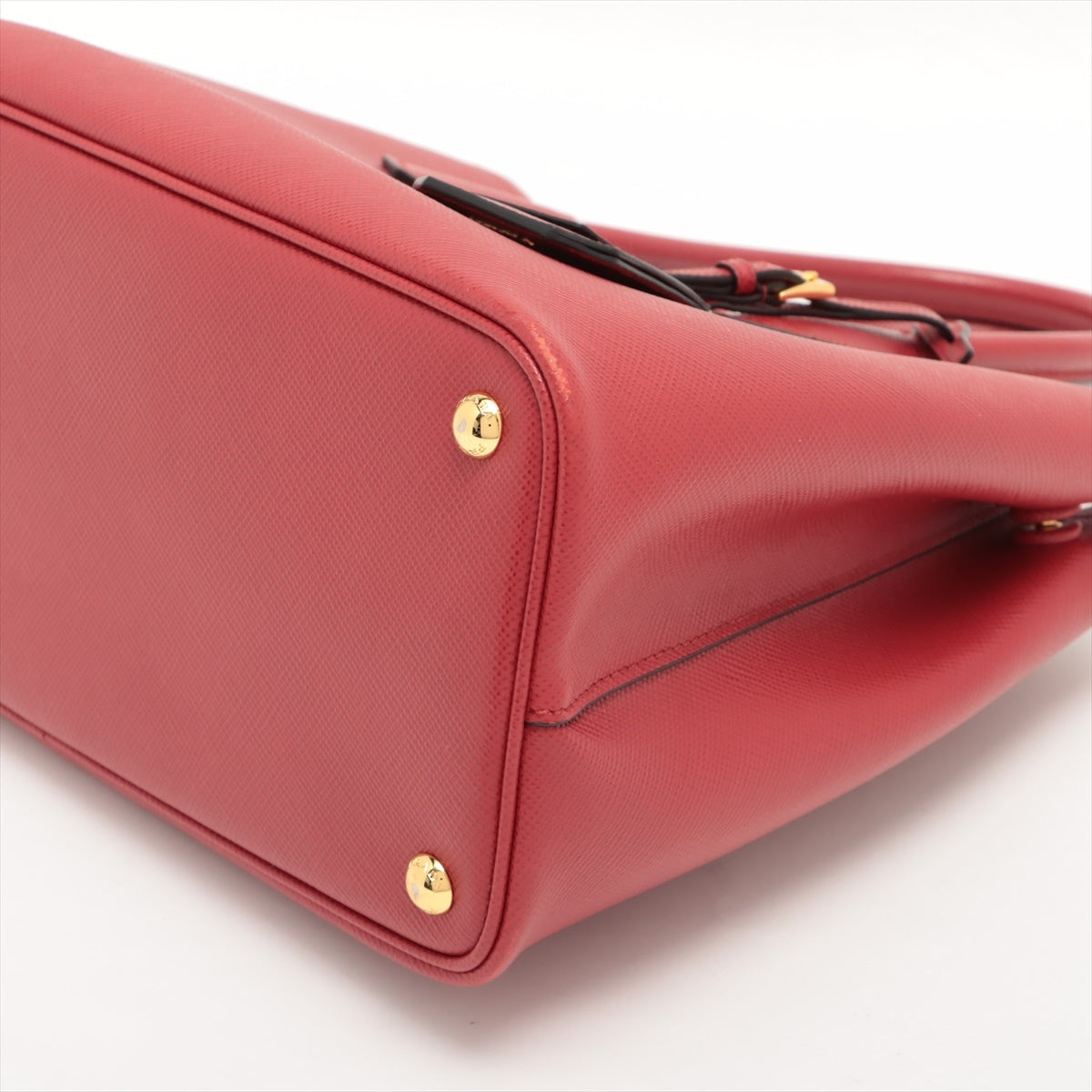 Prada Saffiano 2way handbag Red