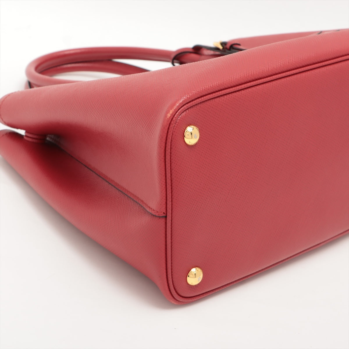 Prada Saffiano 2way handbag Red