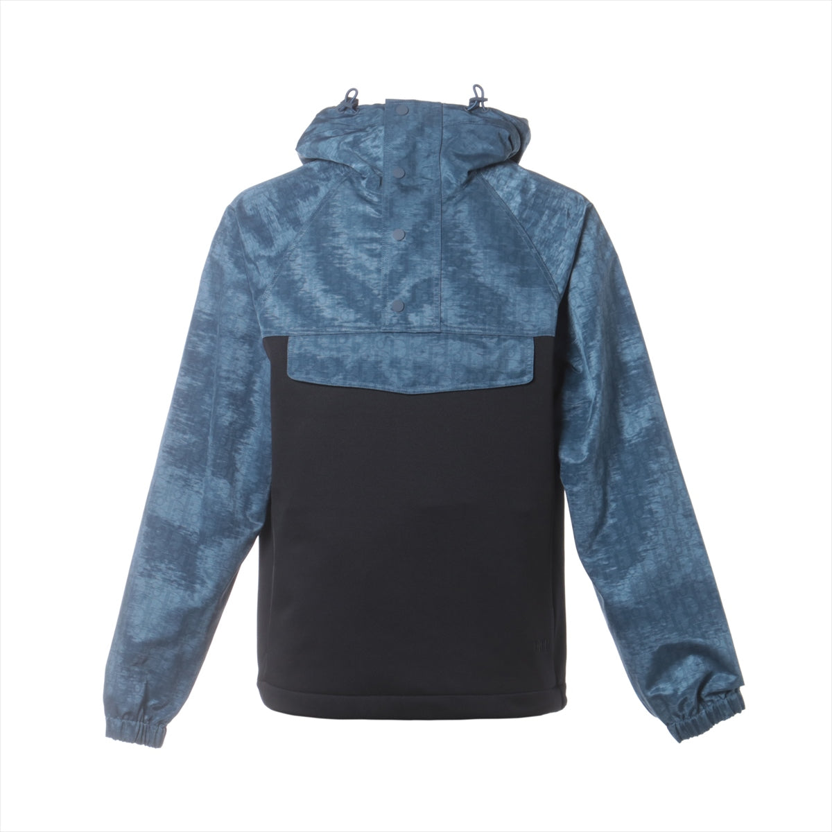 DIOR Oblique Cotton x polyester x nylon Jacket XS Men's Blue x black  193J640A0631 anorak hoodie Has spare buttons Family sale item