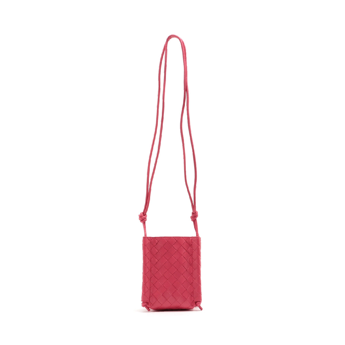 Bottega Veneta Intrecciato Leather Shoulder bag Pink