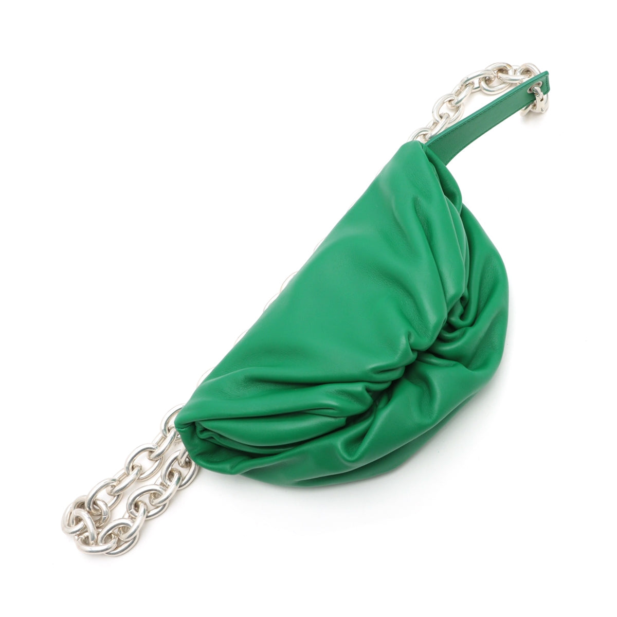 Bottega Veneta The chain pouch Leather Sling backpack Green