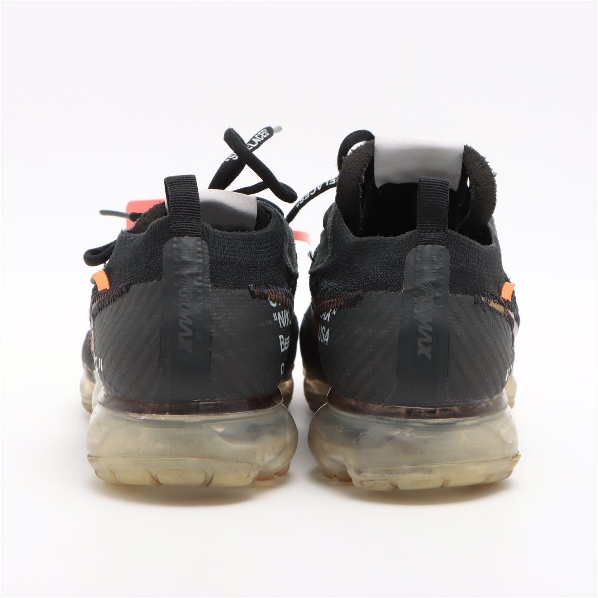 NIKE × OFF-WHITE Fabric Sneakers 27.5cm Men's Black AA3831-002 VAPORMAX Is there a replacement string