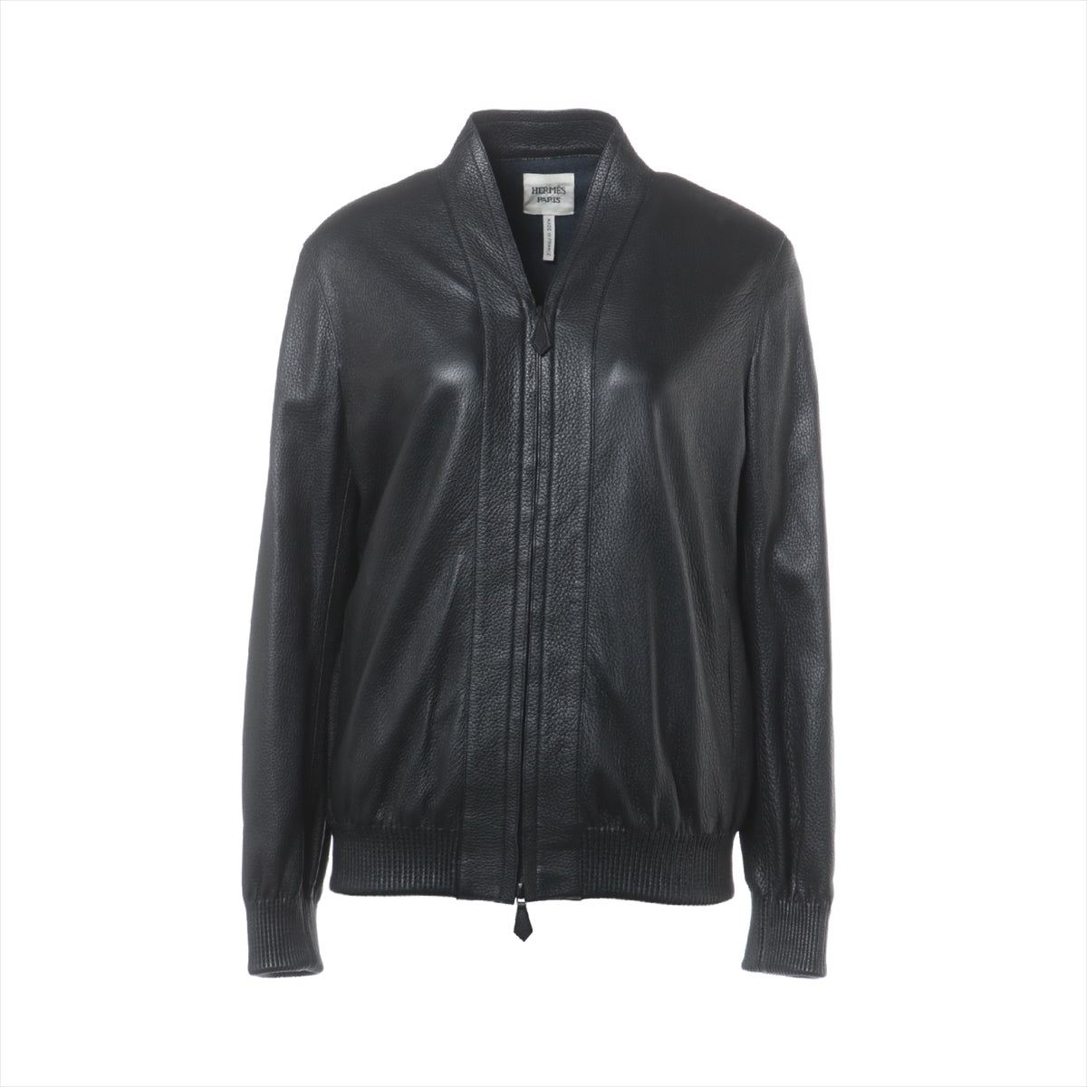 Hermès Deerskin Leather jacket 34 Ladies' Black