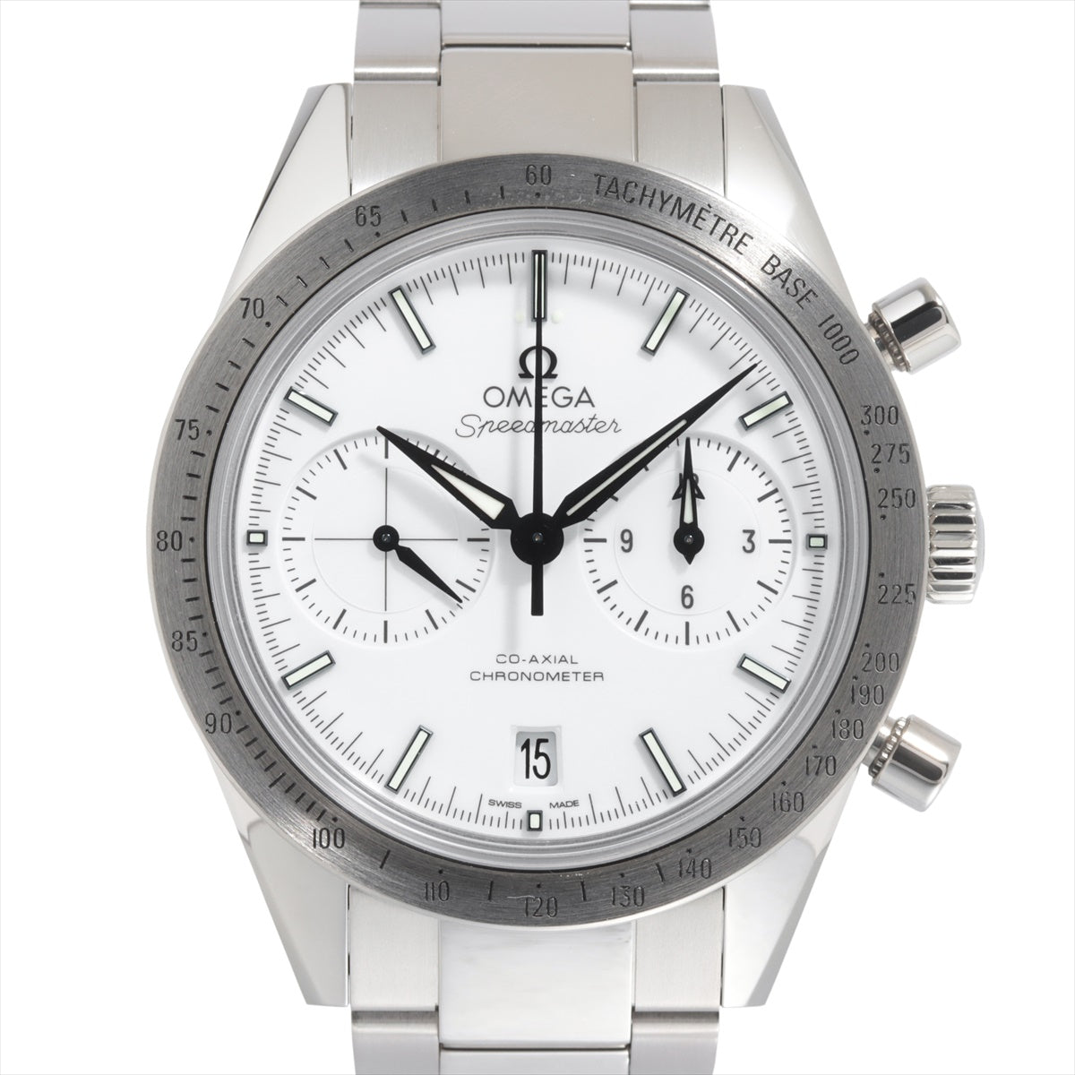 Omega Speedmaster 57 Coaxial Chronograph 331.90.42.51.04.001 TI AT White-Face Extra Link 2