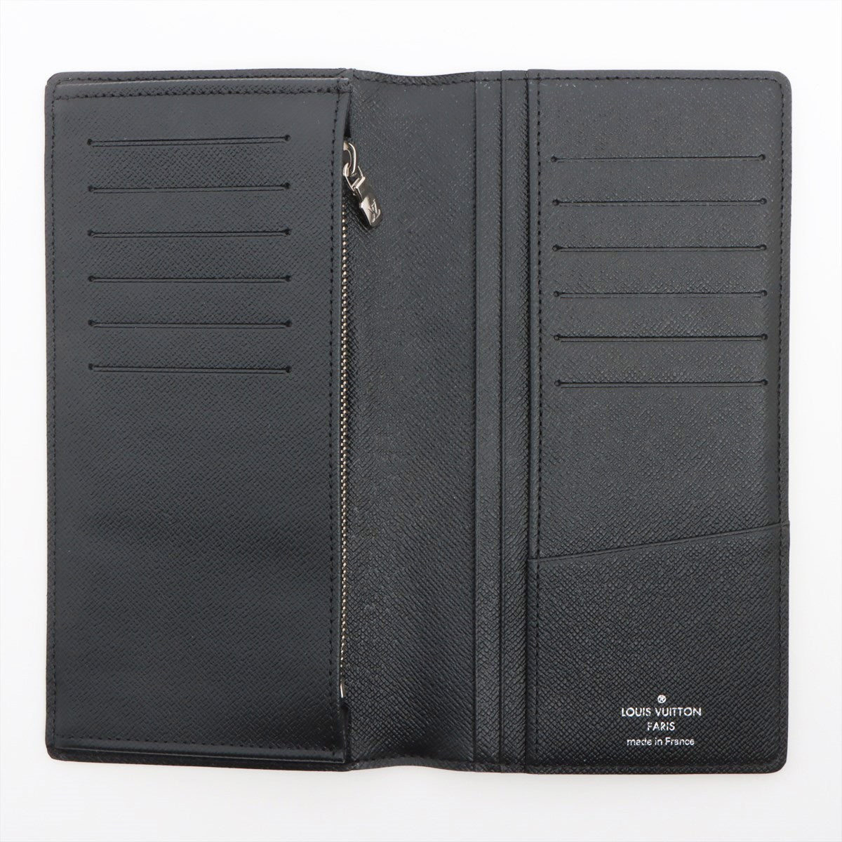 Louis Vuitton Damier Graphite Portefeuille Brazze N62665 MI4049 Black Long wallets