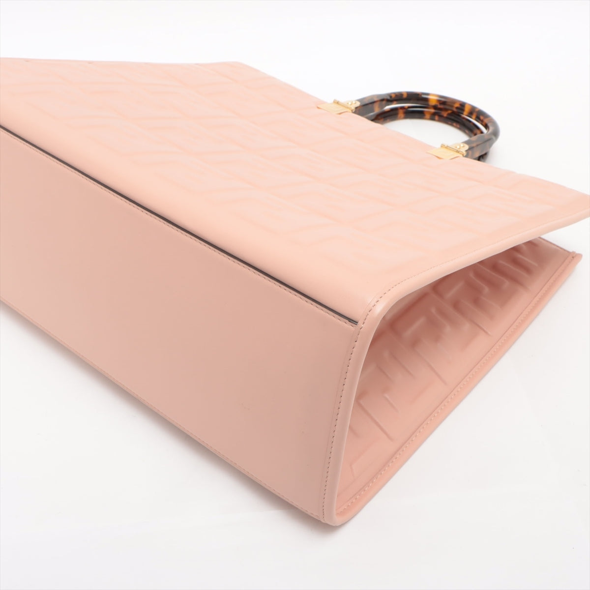 Fendi Sunshine Leather 2way handbag Pink 8BH386