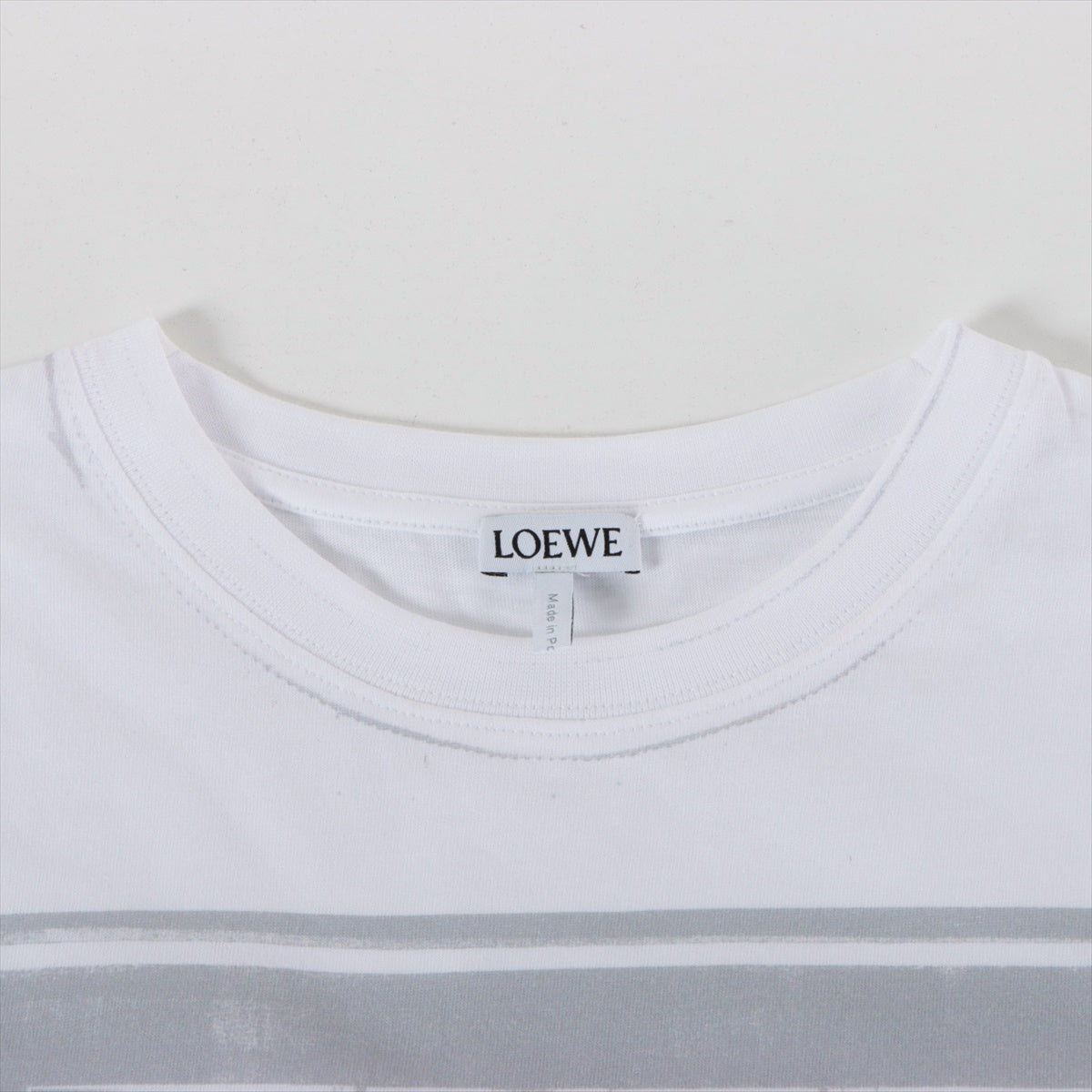 Loewe Anagram 23AW Cotton & polyurethane T-shirt L Ladies' White  S359Y22X44