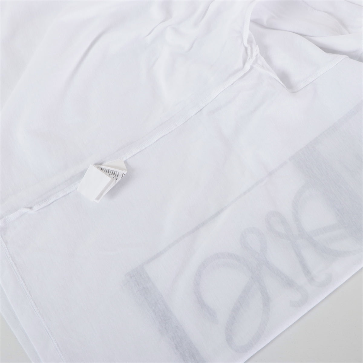 Loewe Anagram 23AW Cotton & polyurethane T-shirt L Ladies' White  S359Y22X44