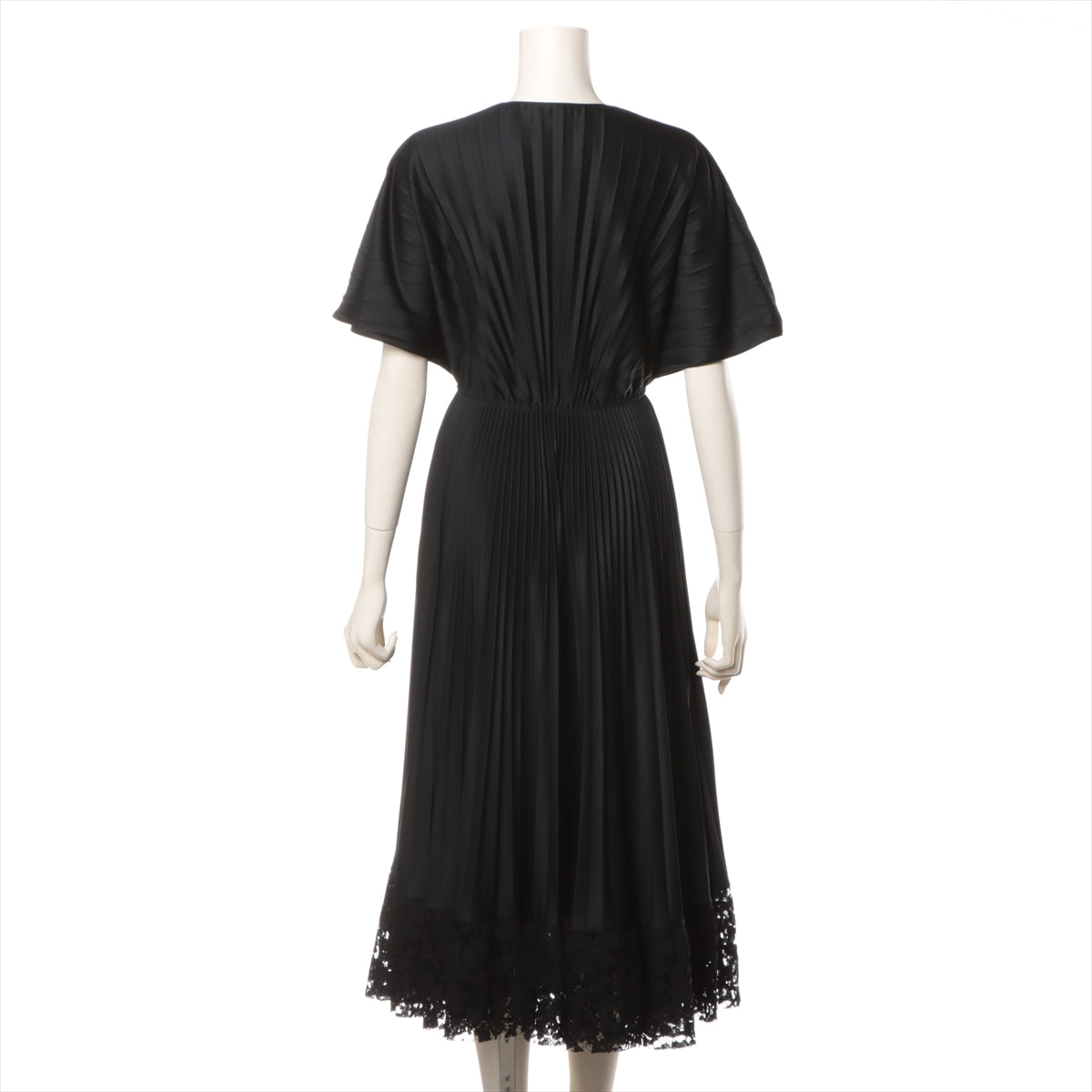 Valentino Polyester × Rayon Dress XS Ladies' Black  TB3MJ01D575 Pleats