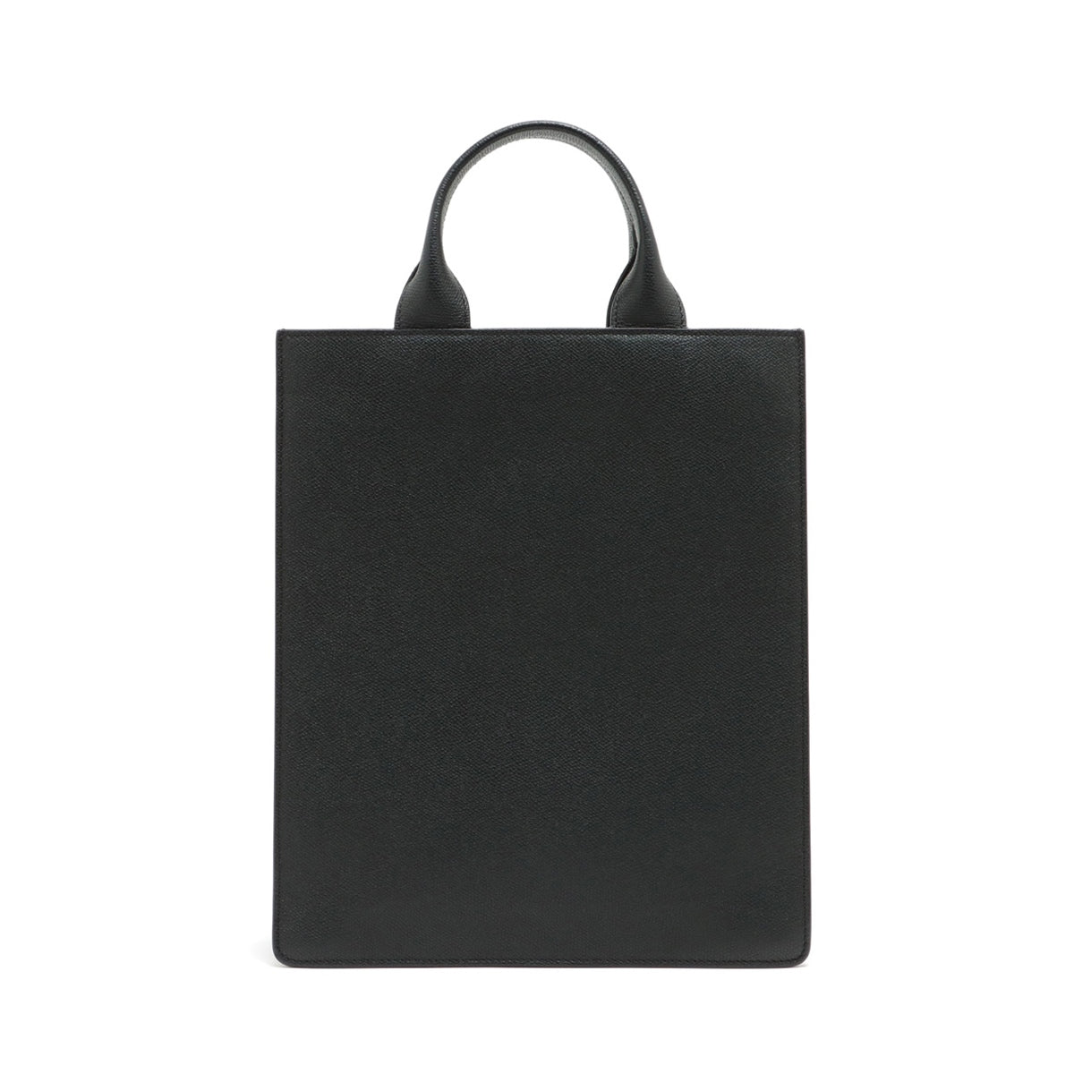 Valextra Boxy Leather Tote bag Black