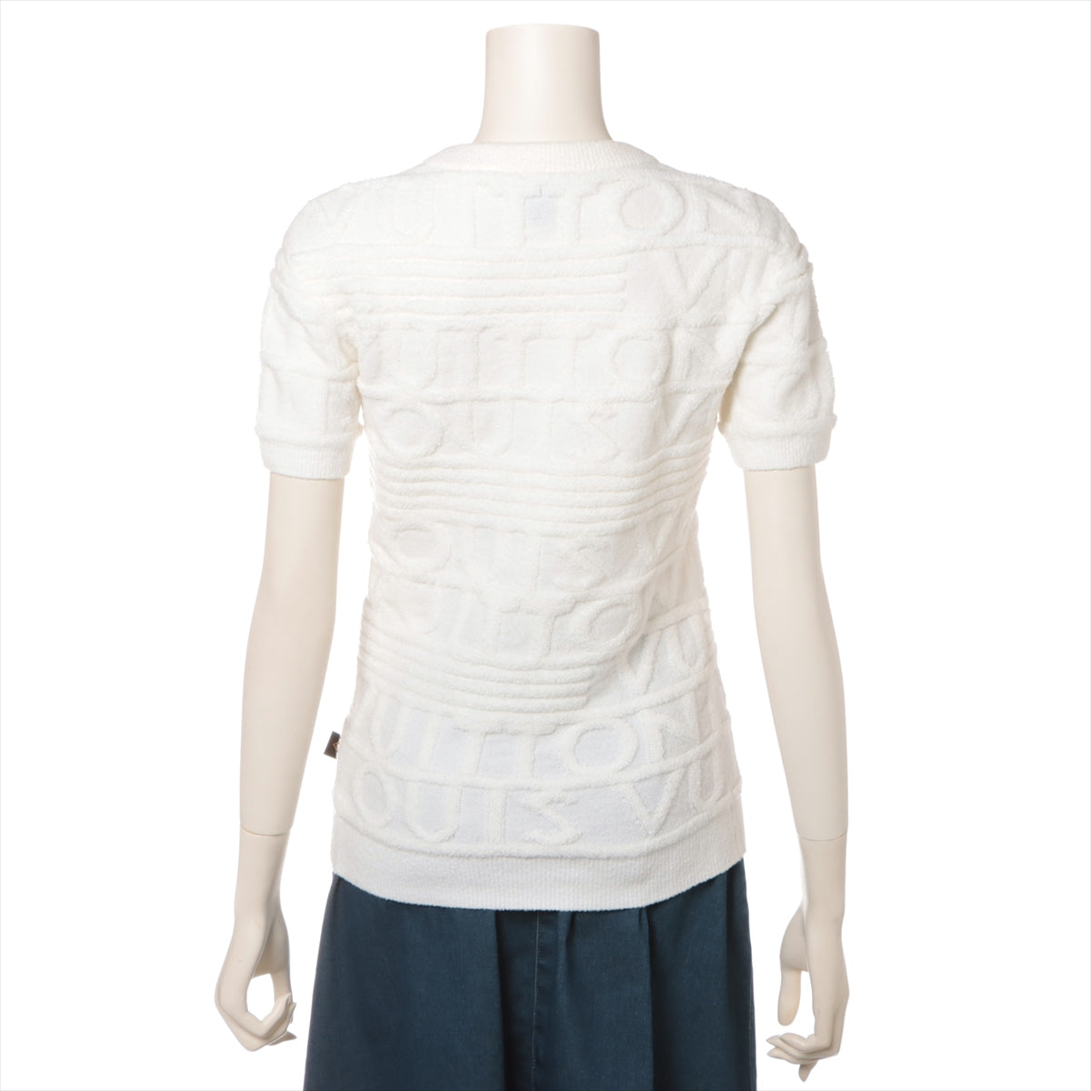 Louis Vuitton 21AW Wool & nylon T-shirt XS Ladies' White  RW212W