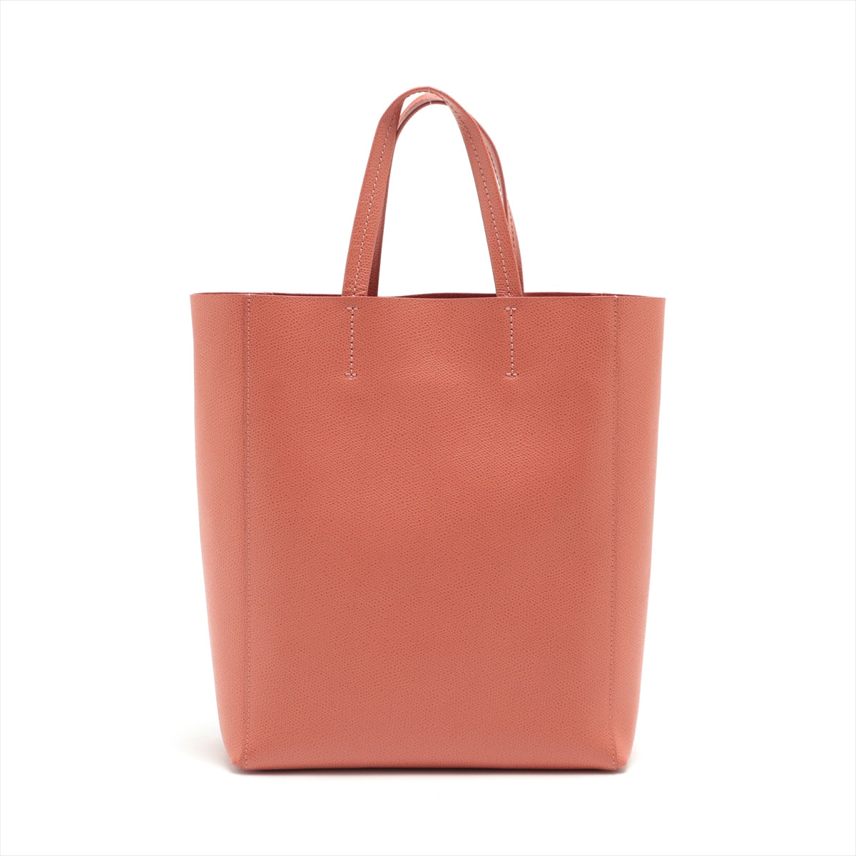 CELINE Vertical Cabas Small Leather 2 way tote bag Pink