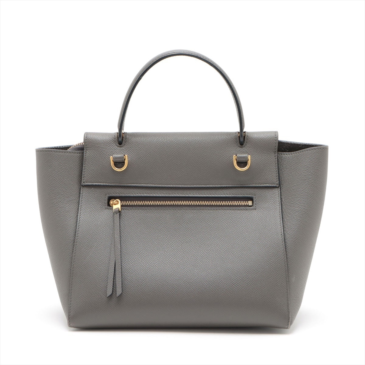 CELINE Belt Bag Nano Leather 2way handbag Grey