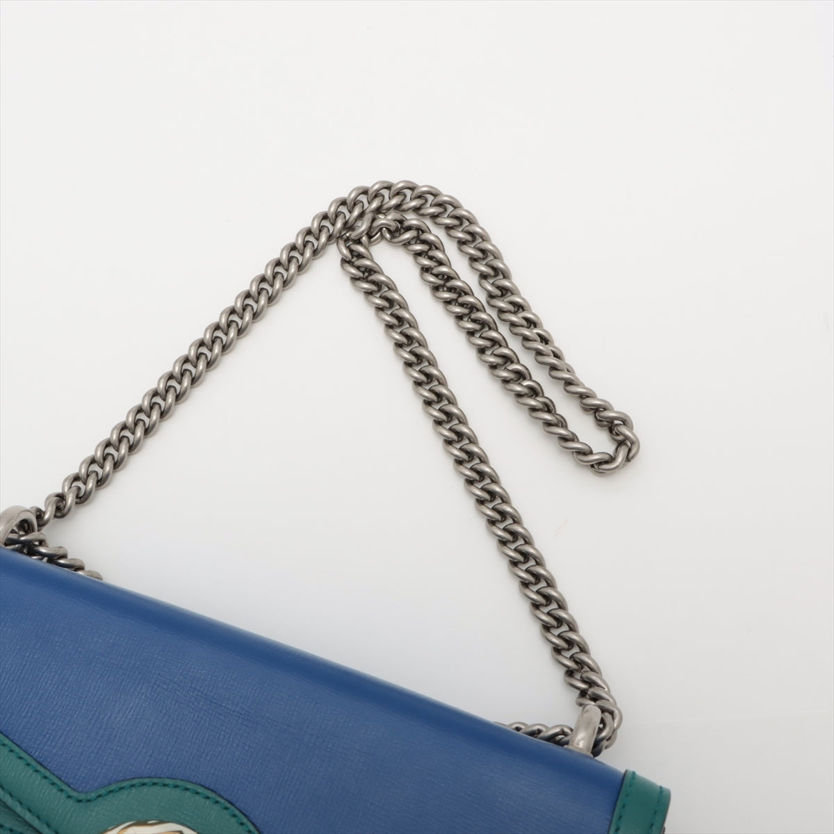 Gucci Dionysus Leather Chain shoulder bag Blue 400249