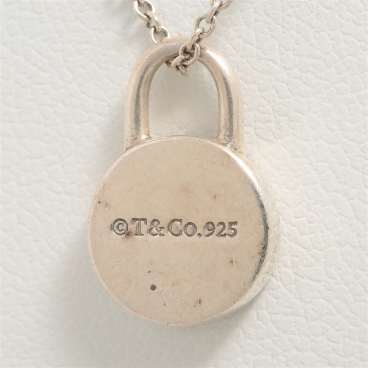 Tiffany 1837 Round Rock 1P Necklace 925 2.6g Silver
