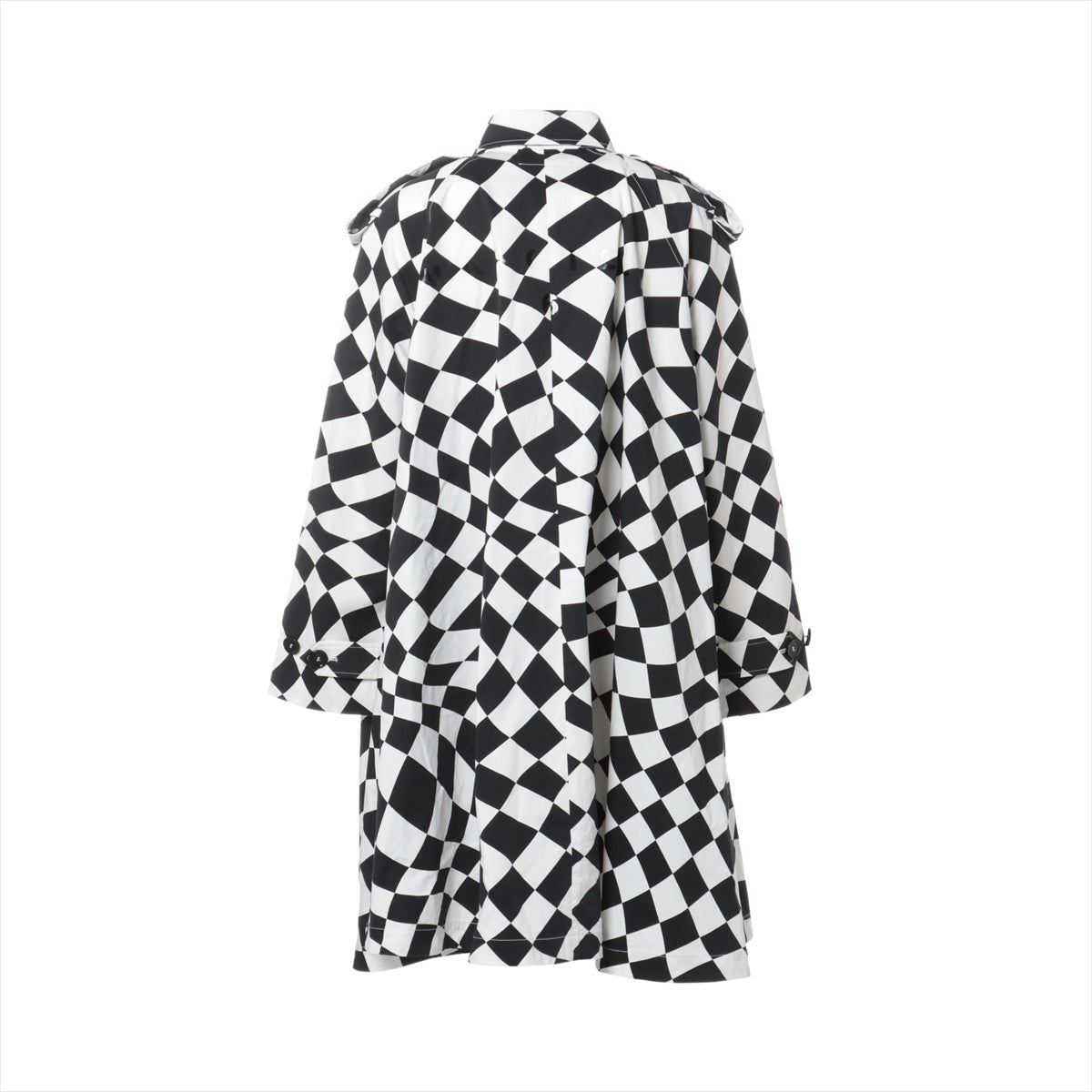 MM6 22SS Cotton & polyurethane coats 38 Ladies' Black × White  S62AH0029