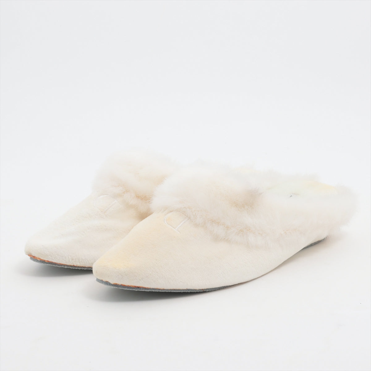 Christian Dior Fabric Sandals M Ladies' White