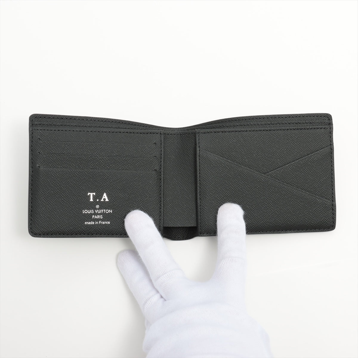 Louis Vuitton Monogram Eclipse Wallet Multiples M61695 Black Wallet