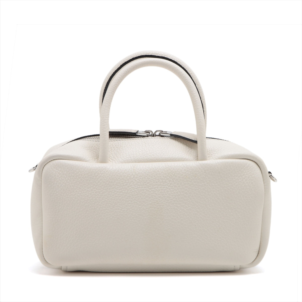Prada Leather 2way handbag White