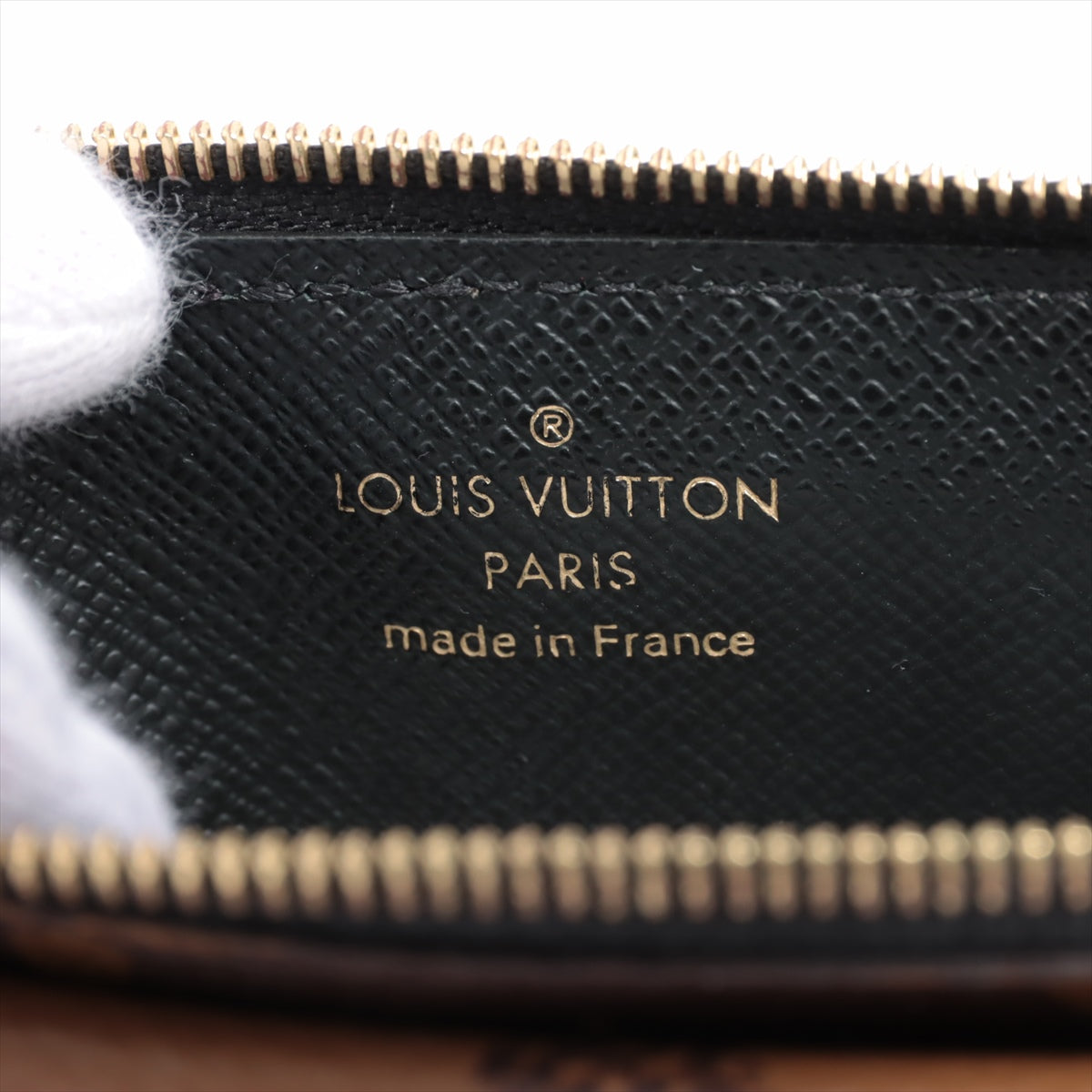 Louis Vuitton Monogram Giant Reverse Porto cults Rekt Verso M81303 Marron Coin case