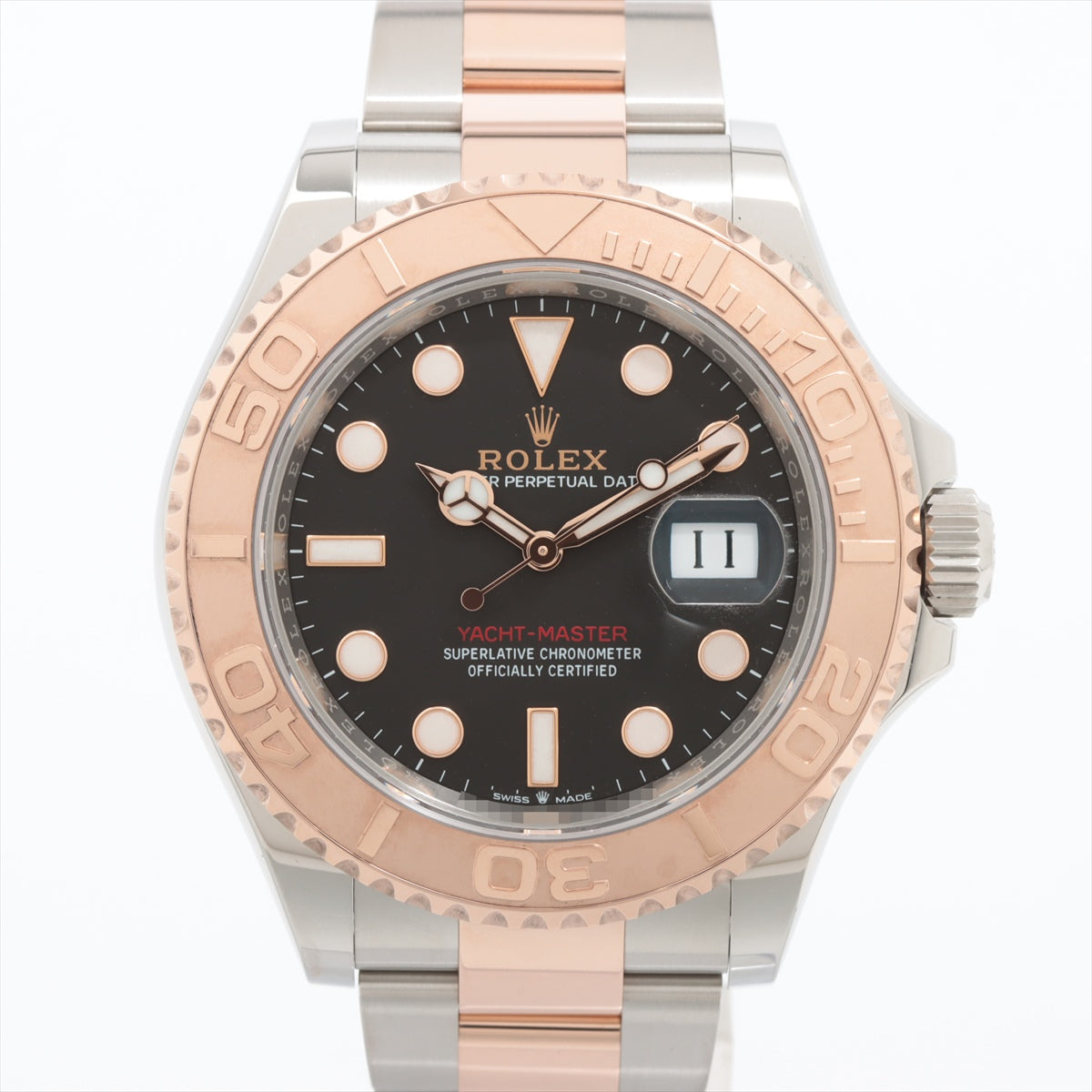 Rolex Yacht‑Master 126621 G2E75981 SS×PG AT Black-Face Extra Link 2