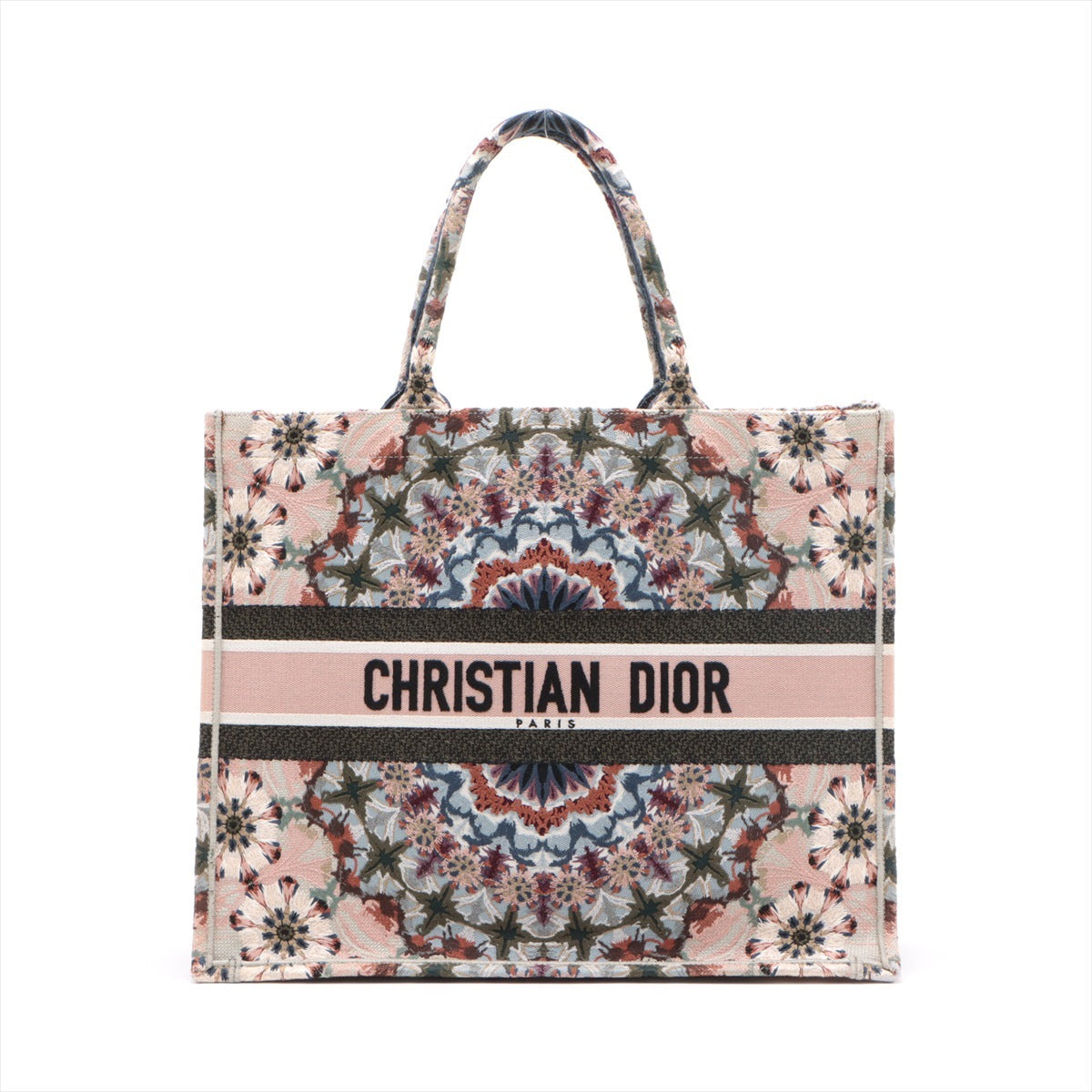 Christian Dior Book Tote Large canvas Tote bag Pink