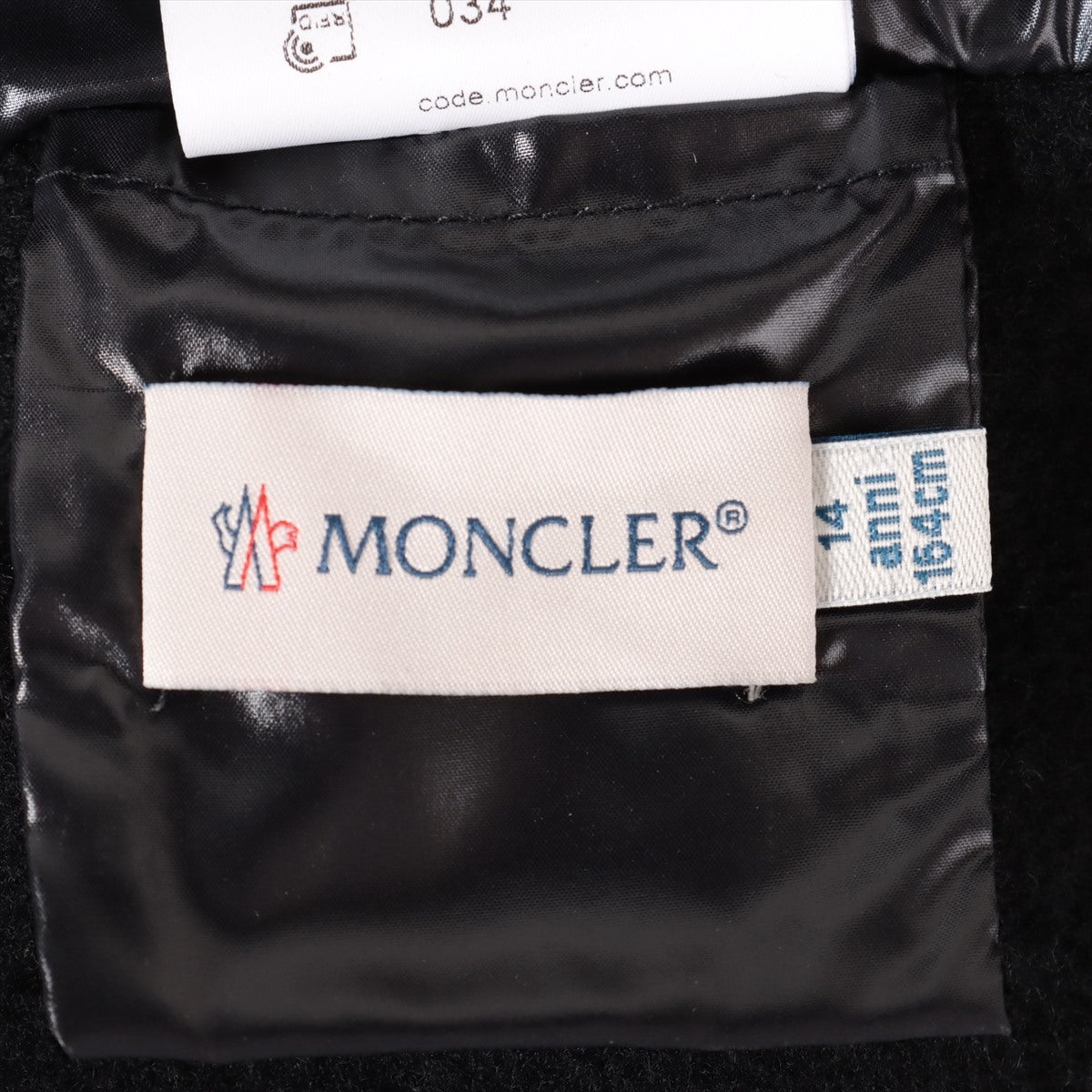 Moncler MANTELLA 21 years Wool & nylon Poncho 14anni 164cm Kids Black