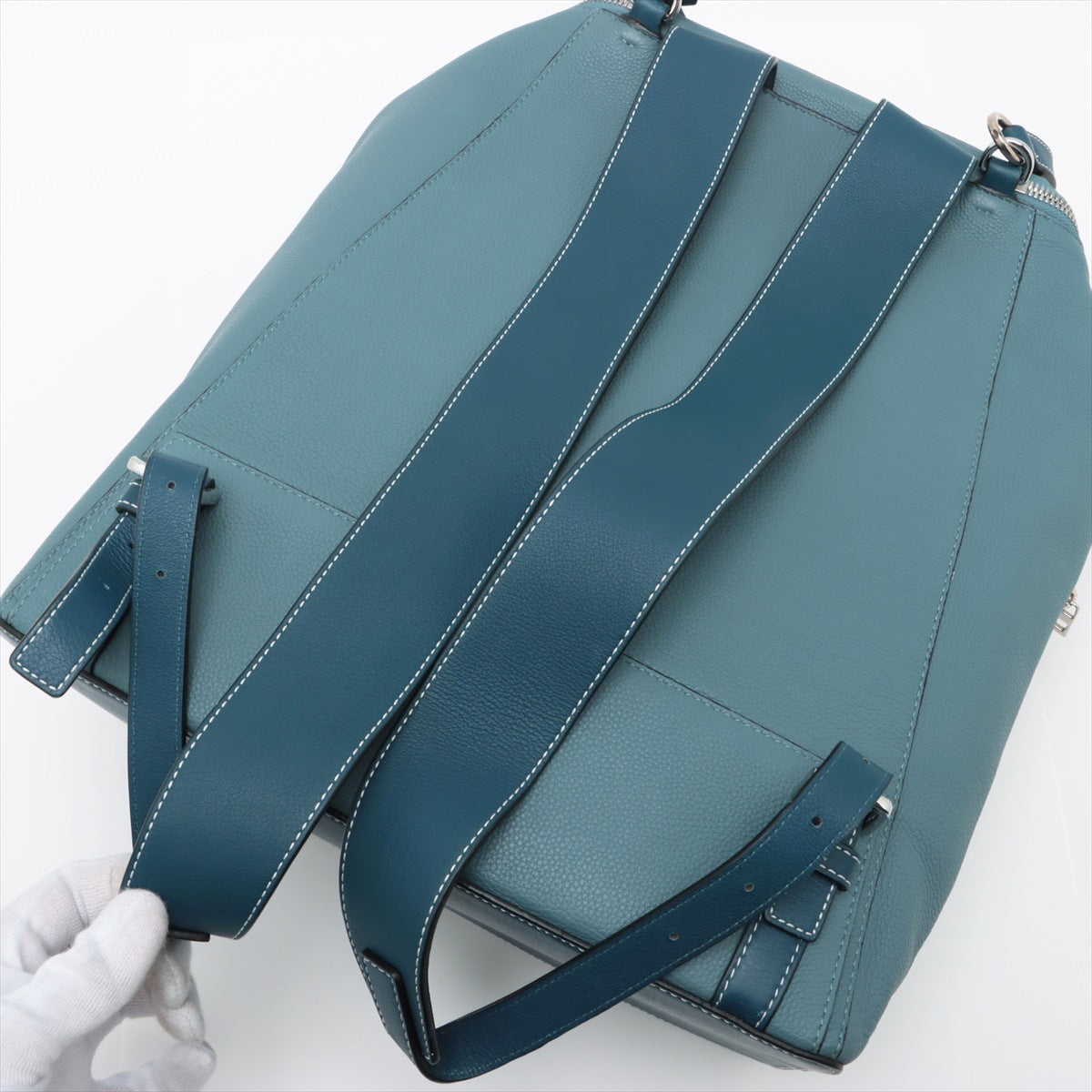 Loewe x Disney Goya Leather Backpack Blue