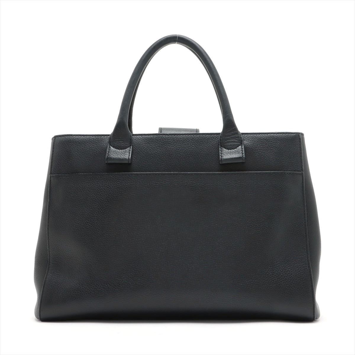 Chanel Neo Executive Leather 2way handbag Black Silver Metal fittings 23909677
