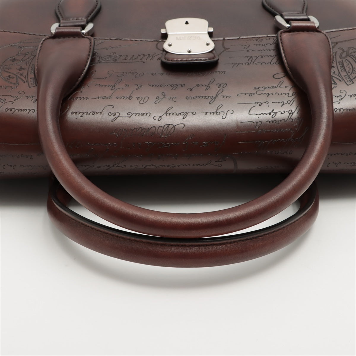 Berluti Emeao Leather Business bag Brown