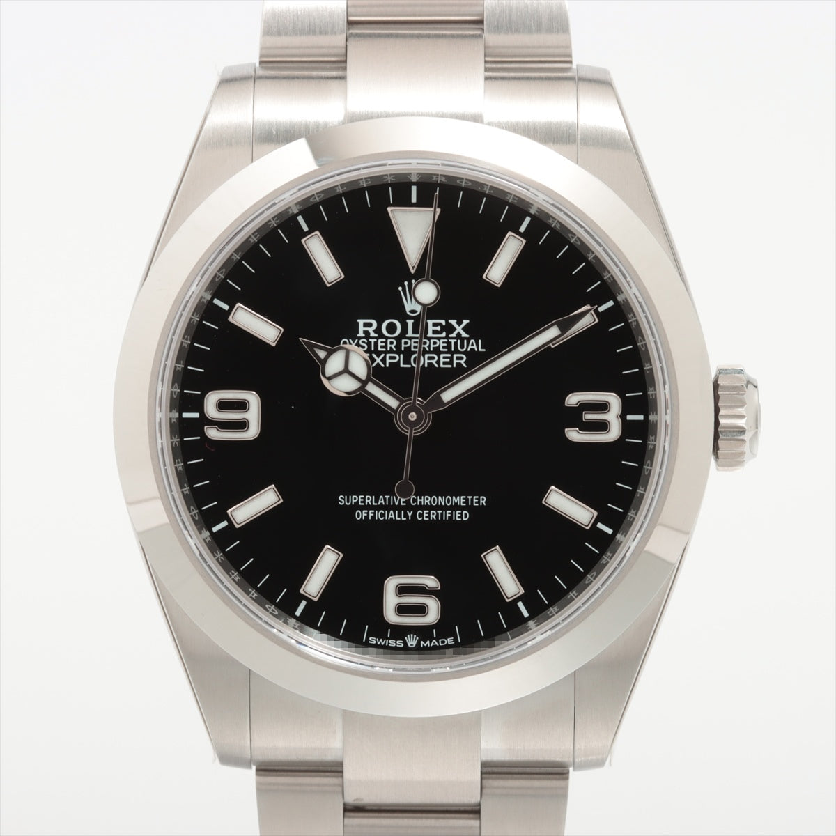 Rolex Explorer I 224270 SS AT Black-Face With protective seal