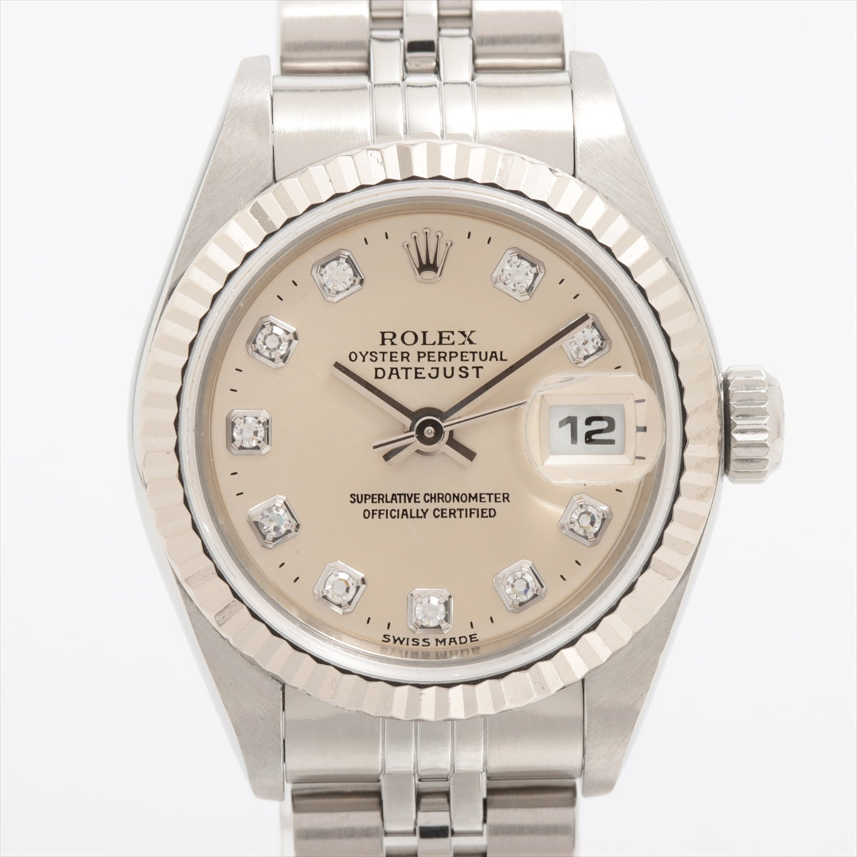 Rolex Datejust 79174G SS×WG AT Silver-Face