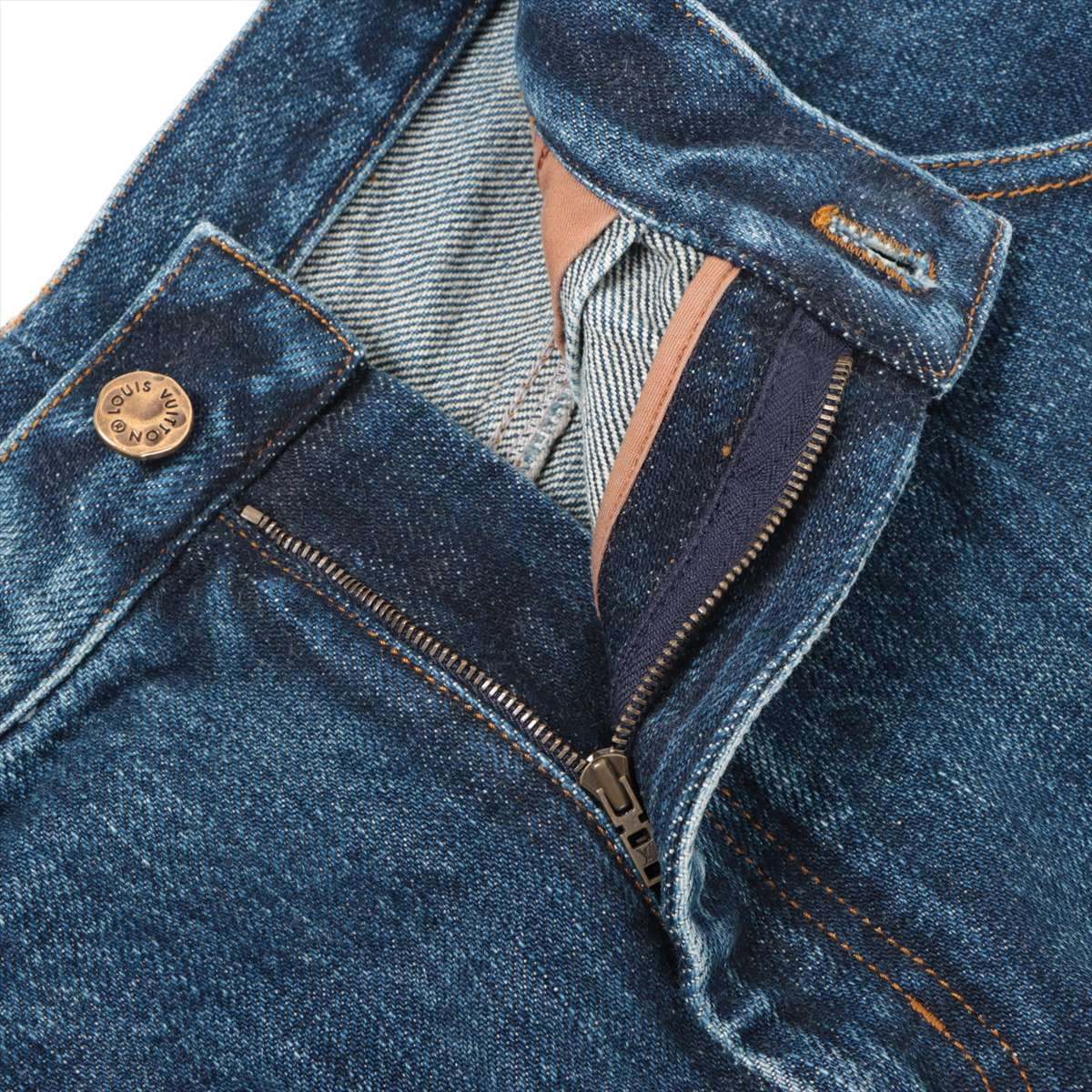 Louis Vuitton 21AW Cotton Denim pants 36 Men's Navy blue  RM212