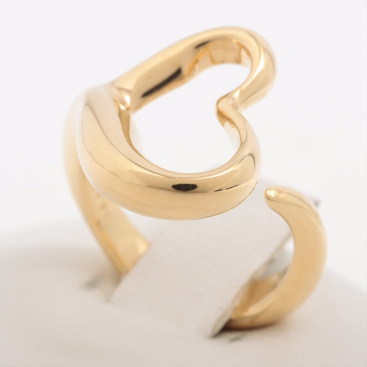 Tiffany Open Heart rings 750(YG) 8.8g