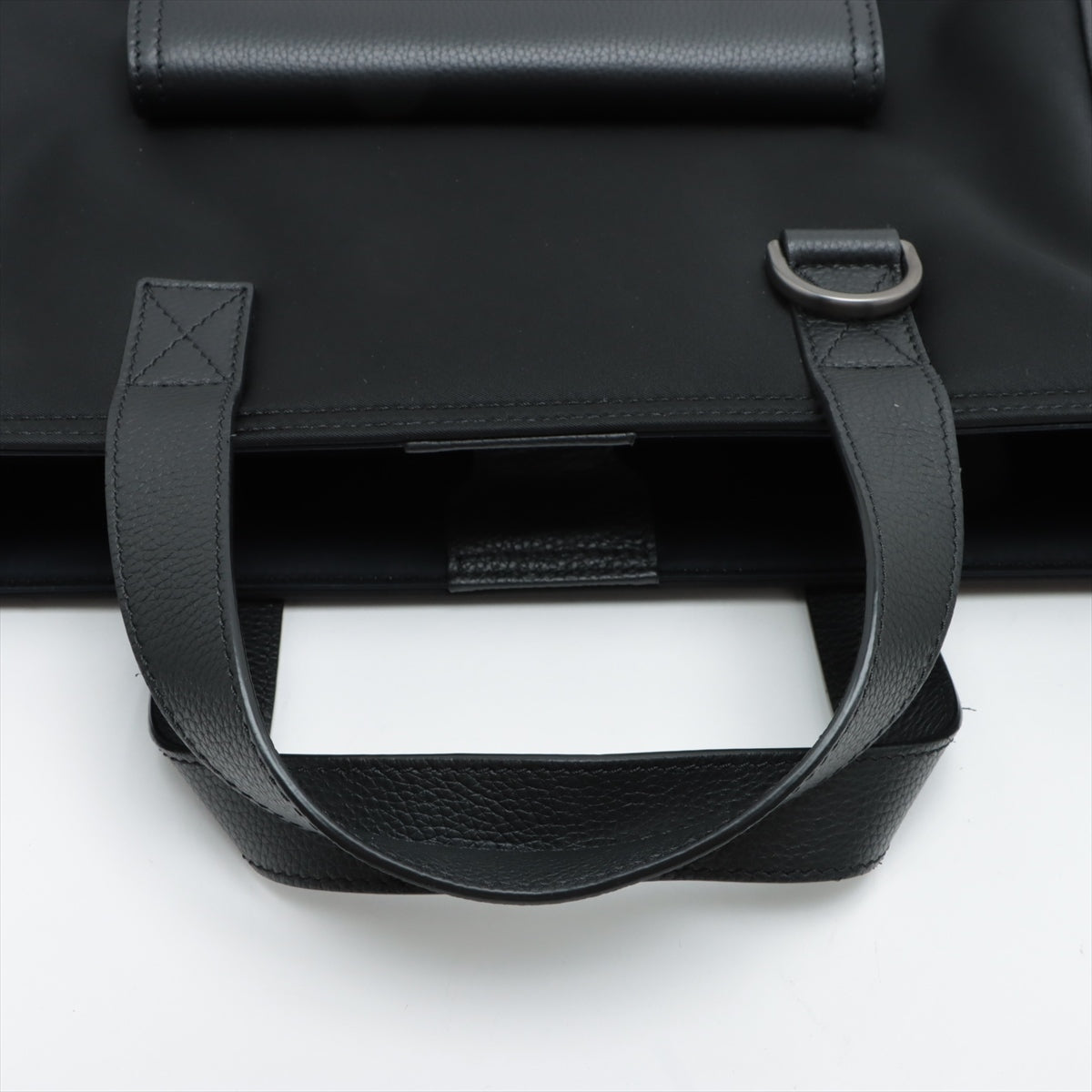 Dior x Sakai Saddle Nylon & leather Shoulder bag Black   open papers