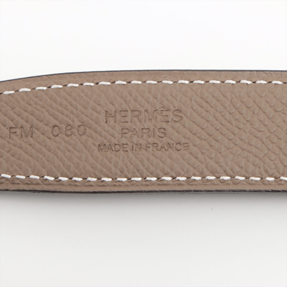 Hermès Mini Constance H Belt B: 2023 Belt 75 Leather Etoupe