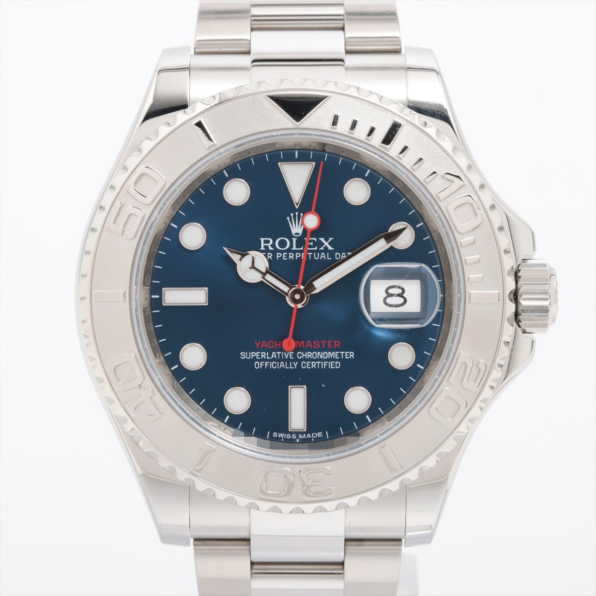 Rolex Yacht‑Master 116622 SS×PT AT Blue-Face Extra Link 2