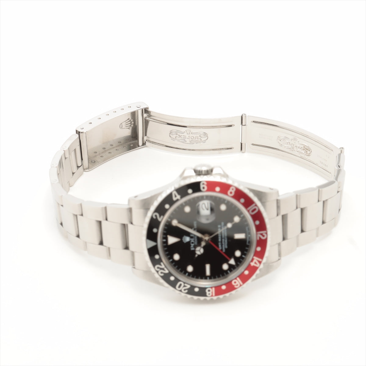 Rolex GMT Master Ⅱ 16710 SS AT Black-Face Extra Link 1