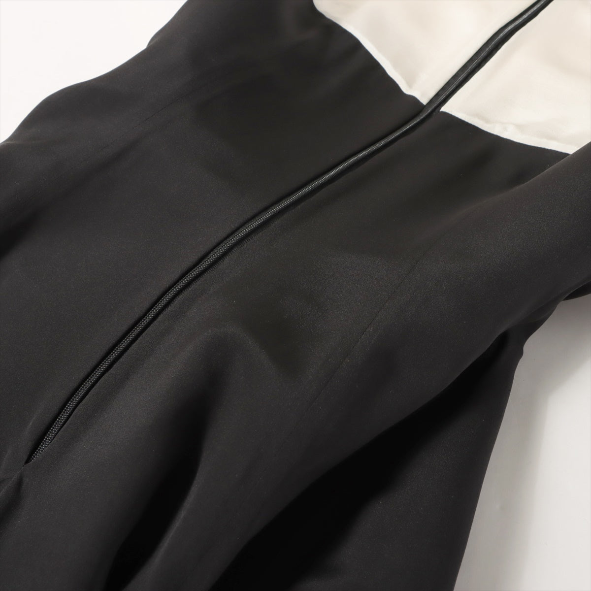 Christian Dior Silk Dress I40 Ladies' Black × White  6E21676D1612