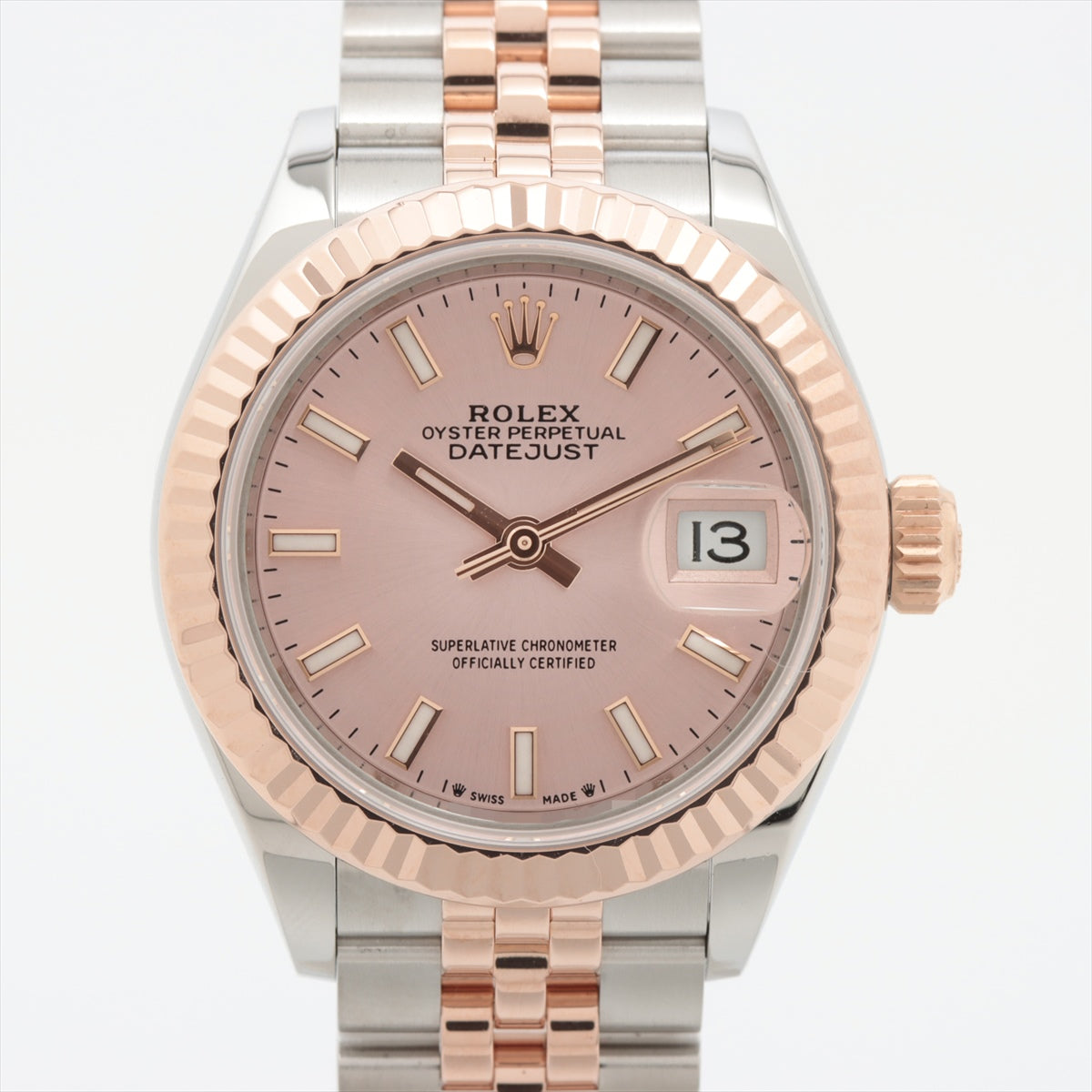 Rolex Datejust 279171 SS×PG AT Pink-Face Extra Link 4