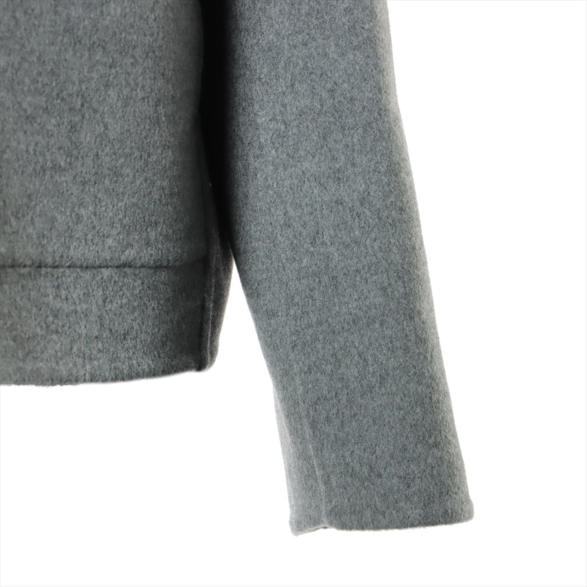 Hermès 20AW Cashmere Short coat 34 Ladies' Grey  07-7104
