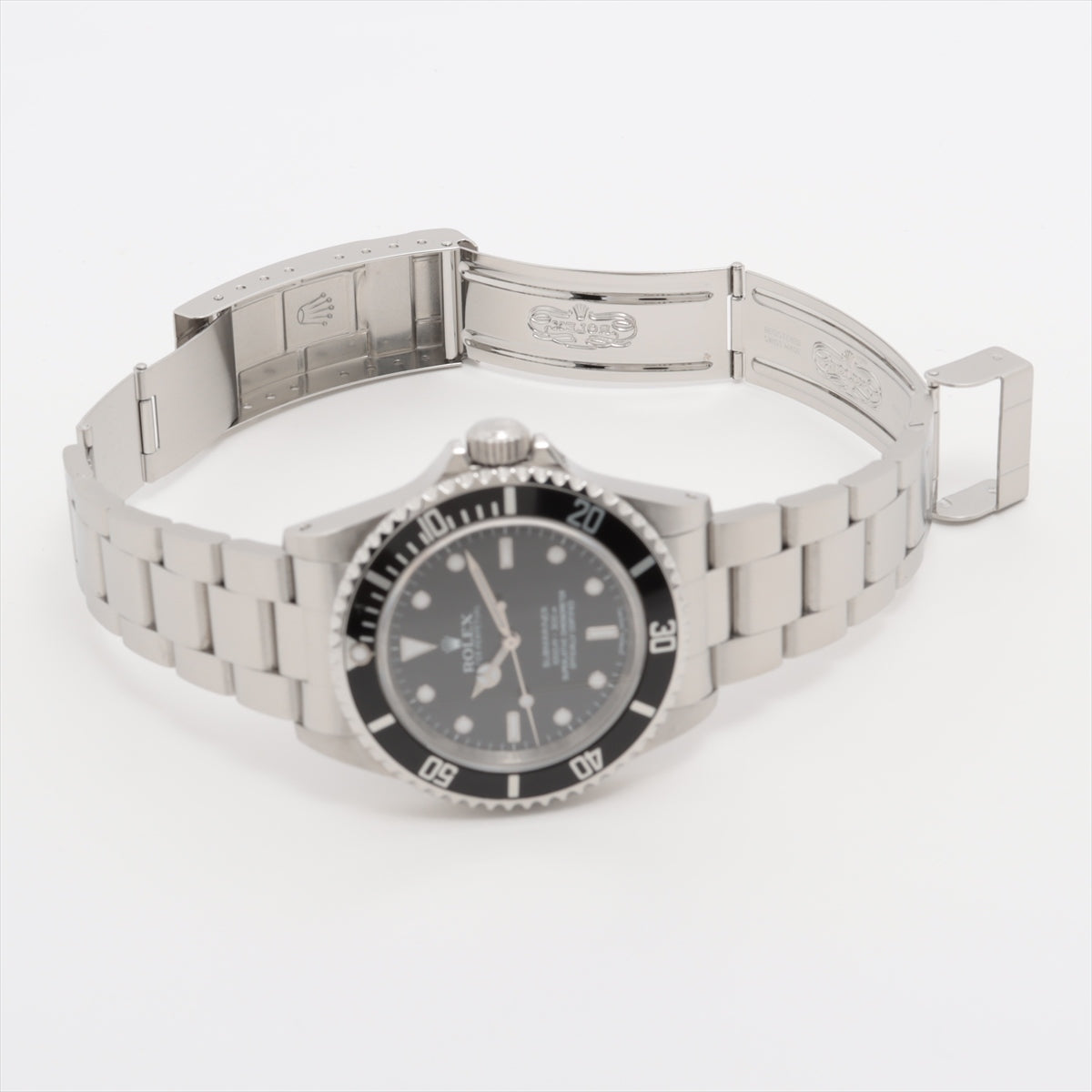 Rolex Submariner 14060M G220641 SS AT Black-Face Total number of links 12 Extra Link 2