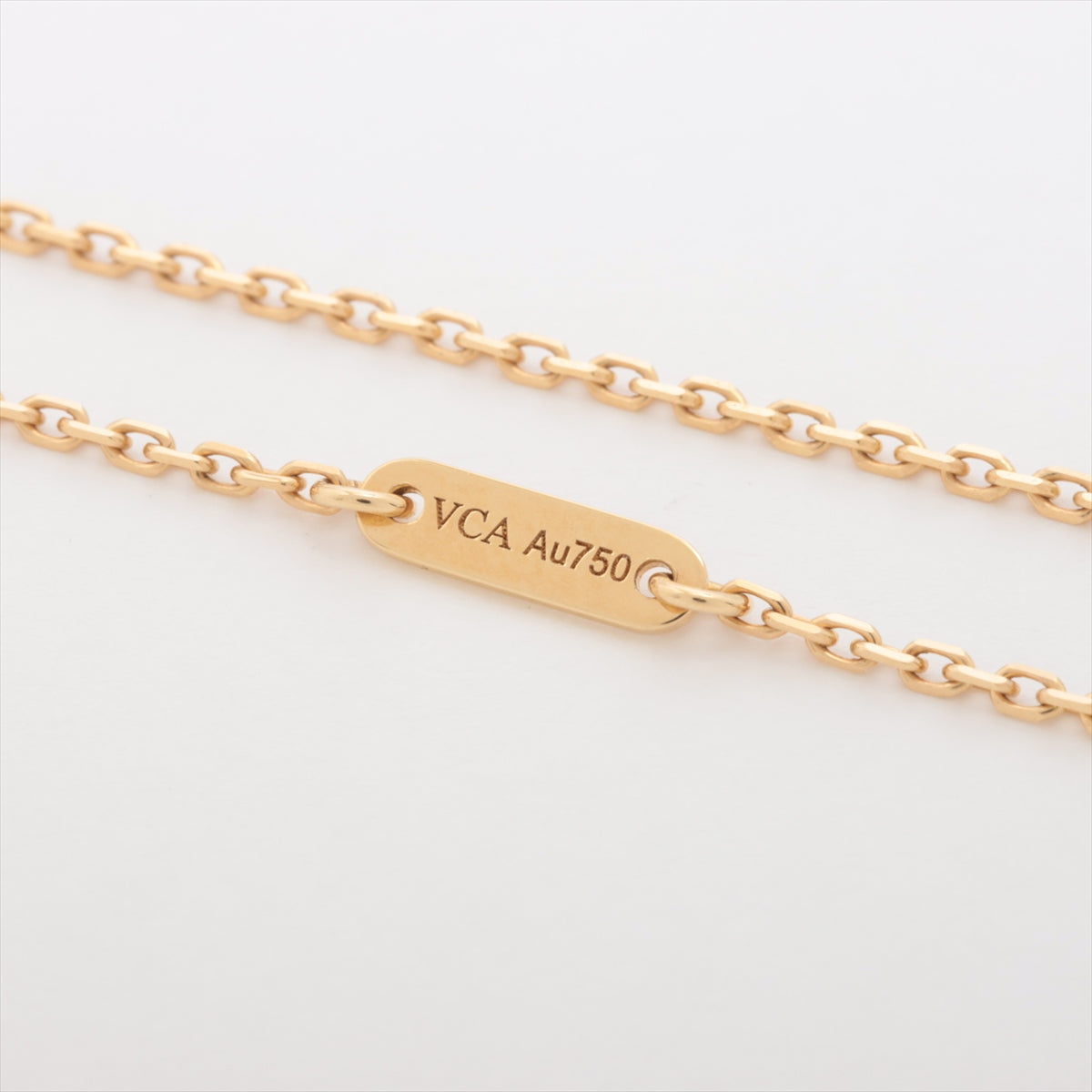 Van Cleef & Arpels Sweet Alhambra shells Necklace 750(YG) 2.9g VCARF69100