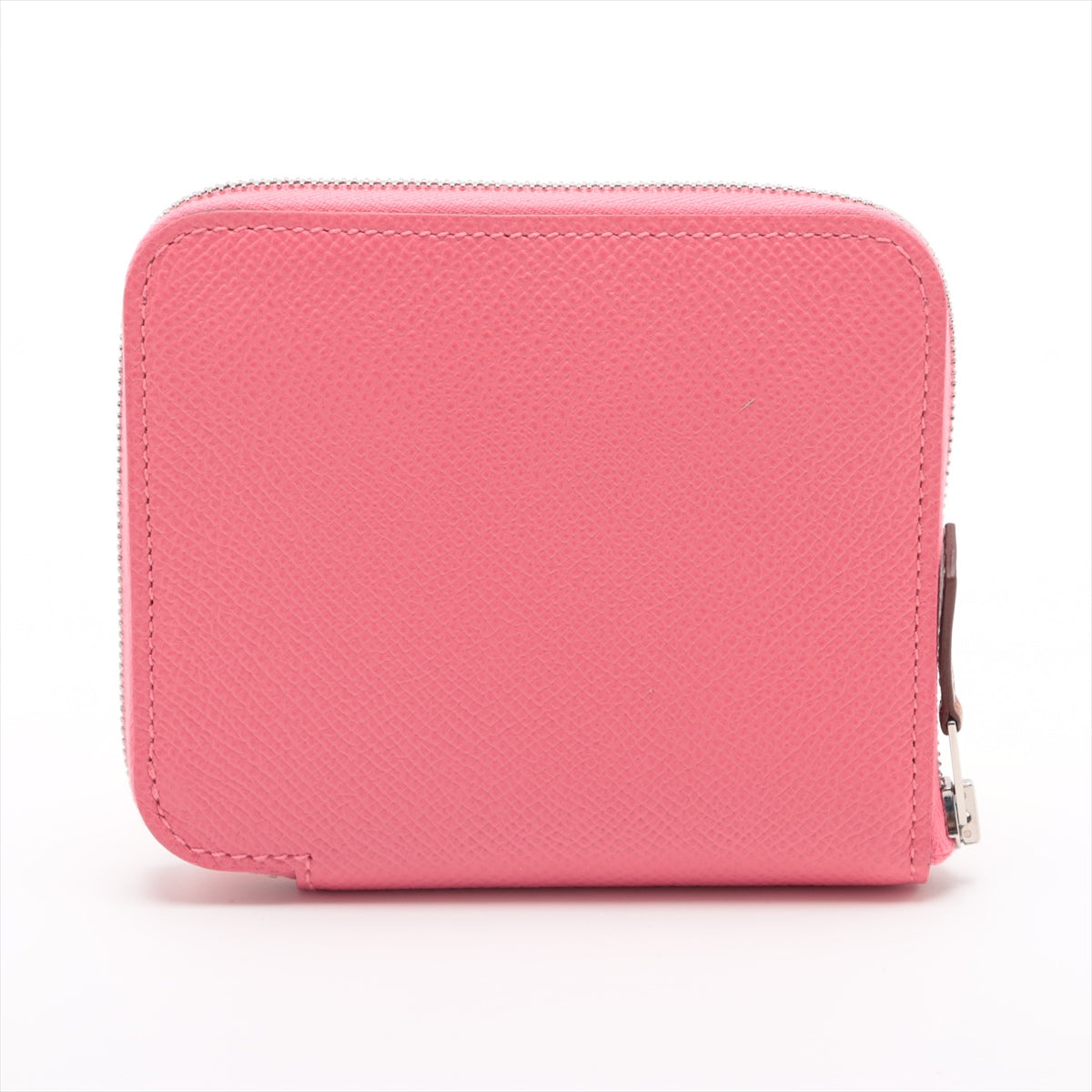 Hermès Azap Compact Silk Inn Veau Epsom Compact Wallet Pink Silver Metal fittings X: 2016
